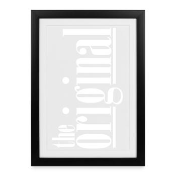 the original together remix father/son partnerlook - Framed poster (27 × 37 cm) - black - Front