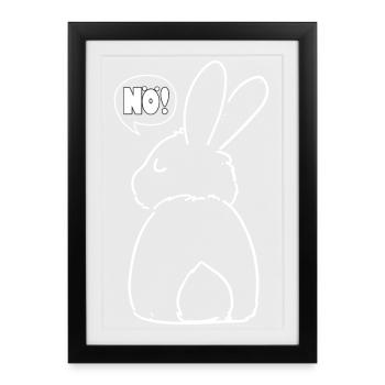 NÖ Gift Birthday - Framed poster (27 × 37 cm) - black - Front