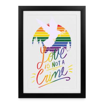 Christopher Street Day - Framed poster (27 × 37 cm) - black - Front