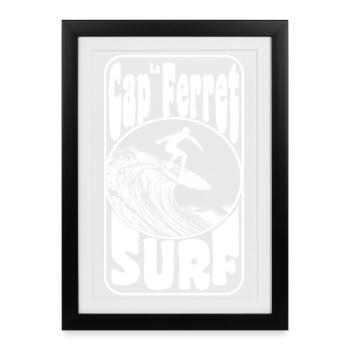 CAP FERET - Affiche encadrée (27 × 37 cm) - noir - Devant