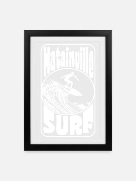 Hatainville - Framed poster (27 × 37 cm) - black