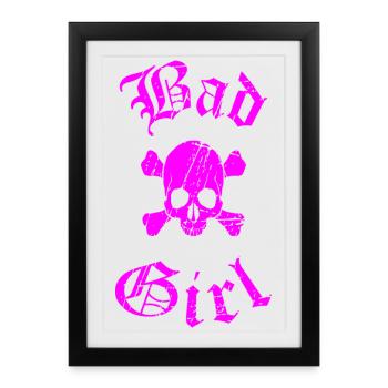 Skull Custom Design - Framed poster (27 × 37 cm) - black - Front