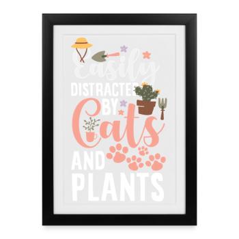 Garden & Plant Lovers Gifts - Framed poster (27 × 37 cm) - black - Front