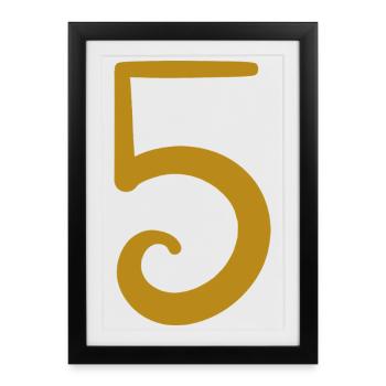 5 - Framed poster (27 × 37 cm) - black - Front