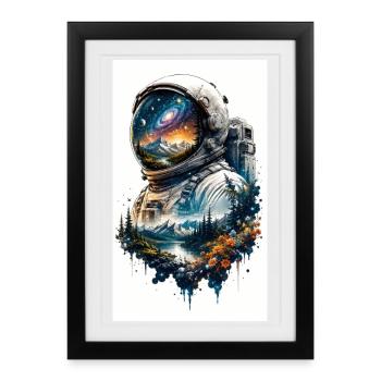 Sternenhelm Landscape Tour - Framed poster (27 × 37 cm) - black - Front