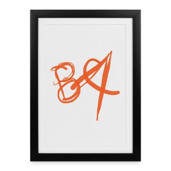 Gift idea for the Bachelor of Arts degree - Framed poster (27 × 37 cm) - black - Front
