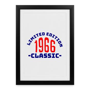 Édition Classique Limitée 1966 - Affiche encadrée (27 × 37 cm) - noir - Devant