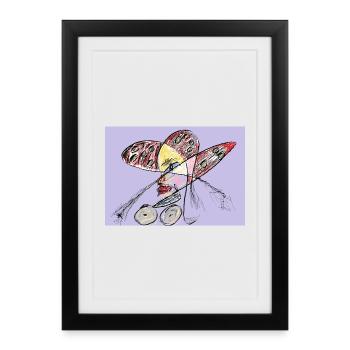 The High Fashion Citizen - Framed poster (27 × 37 cm) - black - Front