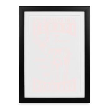 Terapi Norrland light - Affiche encadrée (27 × 37 cm) - noir - Devant