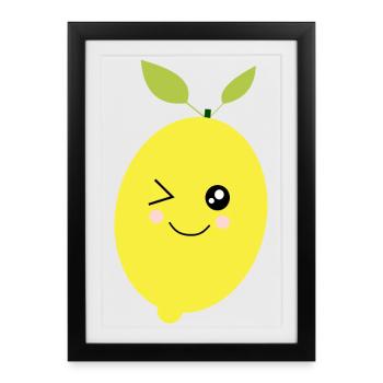 Lemon Lime Lime - Framed poster (27 × 37 cm) - black - Front