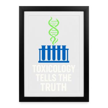Forensic Chemist Crime Lab Toxicology - Framed poster (27 × 37 cm) - black - Front