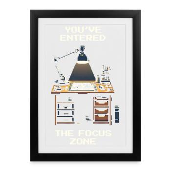 In the Focus Zone | Model Making & Miniatures - Framed poster (27 × 37 cm) - black - Front