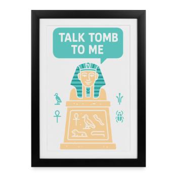 Pharaoh Archaeology in Ancient Egypt - Framed poster (27 × 37 cm) - black - Front