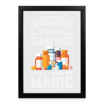 Pharmacist Pharmaceutical Technical - Framed poster (27 × 37 cm) - black - Front