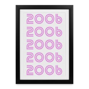 2006 - Affiche encadrée (27 × 37 cm) - noir - Devant