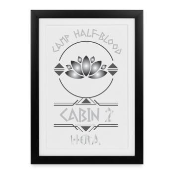 Cabin #2 in Camp Half Blood, Child of Hera - Framed poster (27 × 37 cm) - black - Front