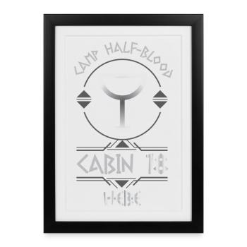 Cabin #18 in Camp Half Blood, Child of Hebe - Framed poster (27 × 37 cm) - black - Front
