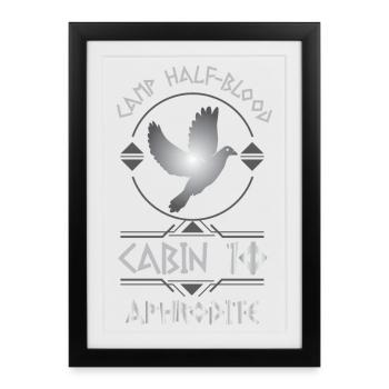 Cabin #10 in Camp Half Blood, Child of Aphrodite - Framed poster (27 × 37 cm) - black - Front