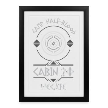 Cabin #20 in Camp Half Blood, Child of Hecate - Framed poster (27 × 37 cm) - black - Front