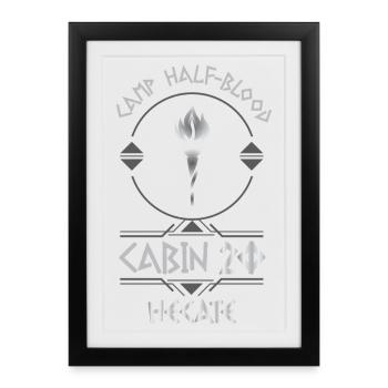 Cabin #20 in Camp Half Blood, Child of Hecate - Framed poster (27 × 37 cm) - black - Front