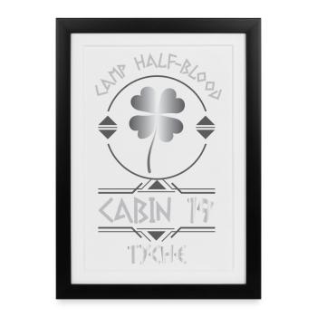 Cabin #19 in Camp Half Blood, Child of Tyche - Framed poster (27 × 37 cm) - black - Front