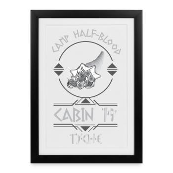 Cabin #19 in Camp Half Blood, Child of Tyche - Framed poster (27 × 37 cm) - black - Front
