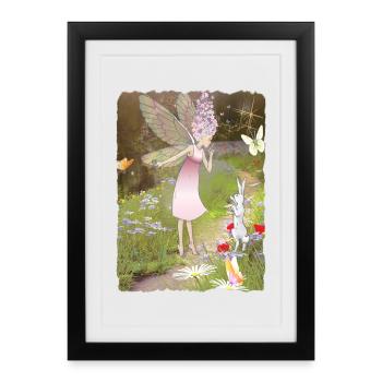 Ostara and Max - Framed poster (27 × 37 cm) - black - Front