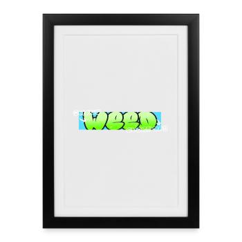 Smoke Weed Every Day - Framed poster (27 × 37 cm) - black - Front