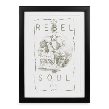 Rebel Soul - Framed poster (27 × 37 cm) - black - Front