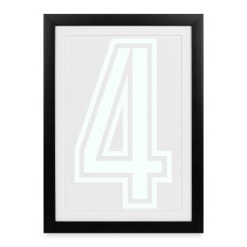 4 - Framed poster (27 × 37 cm) - black - Front