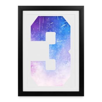 Issue 3 – 3 Year Anniversary Gift - Framed poster (27 × 37 cm) - black - Front