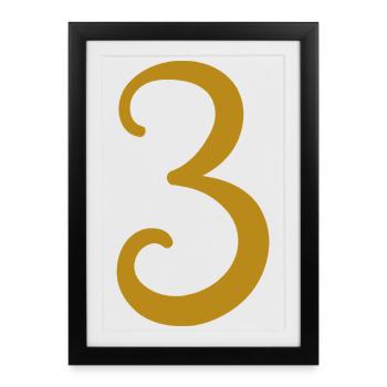 3 - Framed poster (27 × 37 cm) - black - Front