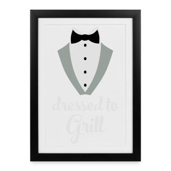 cooking - Framed poster (27 × 37 cm) - black - Front