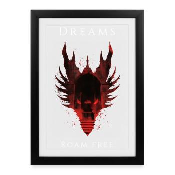 Les rêves en liberté - Affiche encadrée (27 × 37 cm) - noir - Devant