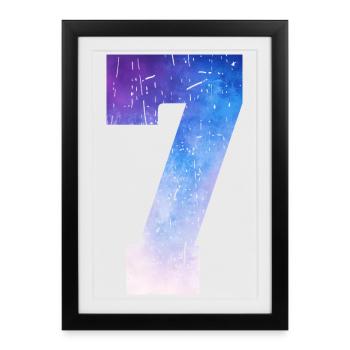 Issue 7 – 7th Anniversary Gift - Framed poster (27 × 37 cm) - black - Front