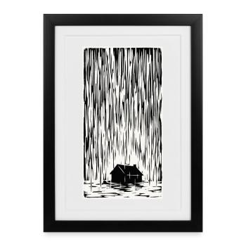 Sinking Ark - Framed poster (27 × 37 cm) - black - Front