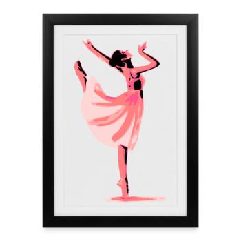 Dance - Framed poster (27 × 37 cm) - black - Front