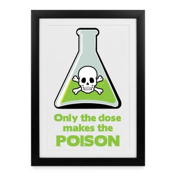 Poison - Affiche encadrée (27 × 37 cm) - noir - Devant