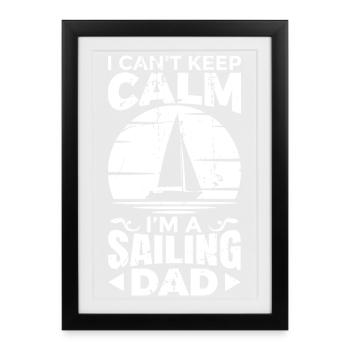Sailor Father - Framed poster (27 × 37 cm) - black - Front