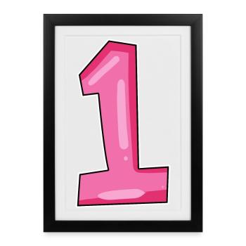 1 - Framed poster (27 × 37 cm) - black - Front