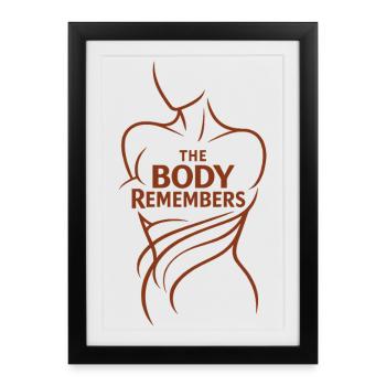 Somatic Healing Somatic Therapy - Framed poster (27 × 37 cm) - black - Front