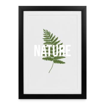 Nature - Framed poster (27 × 37 cm) - black - Front