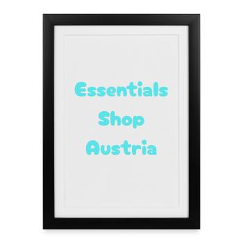 L’essentiel de l’Autriche - Affiche encadrée (27 × 37 cm) - noir - Devant