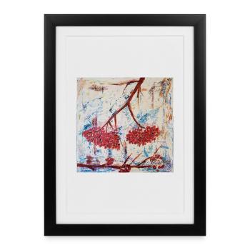 Rowan Berry02 - Affiche encadrée (27 × 37 cm) - noir - Devant
