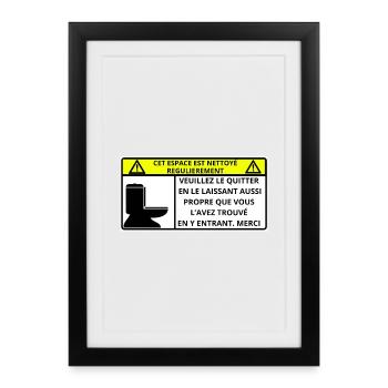 Space - Framed poster (27 × 37 cm) - black - Front