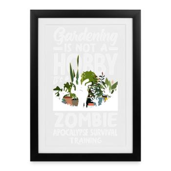 Garden & Plant Lovers Gifts - Framed poster (27 × 37 cm) - black - Front