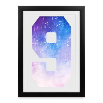 Issue 9 – 9th Anniversary Gift - Framed poster (27 × 37 cm) - black - Front
