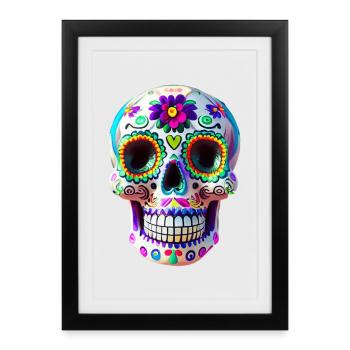 Dia de los Muertos - Affiche encadrée (27 × 37 cm) - noir - Devant