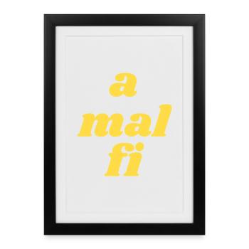 a times fi - Framed poster (27 × 37 cm) - black - Front