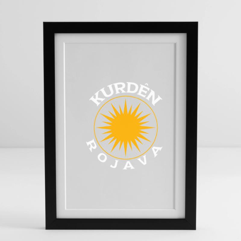 Kurds Rojava Framed poster (27 × 37 cm)